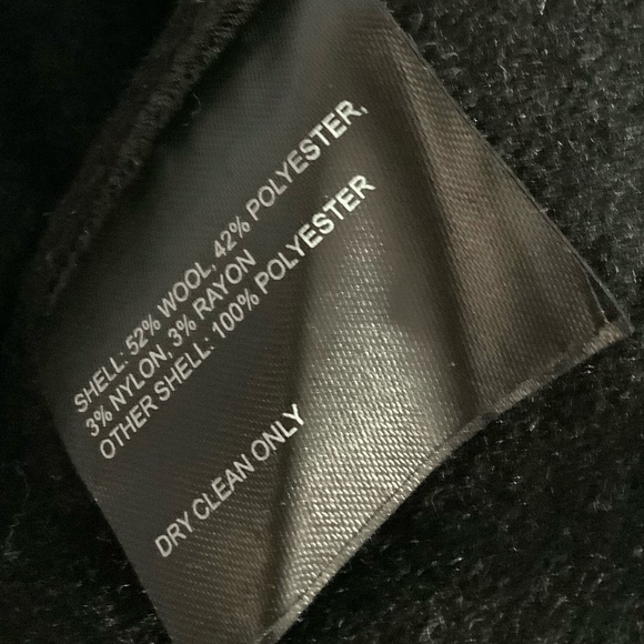 Tahari Wool Blend, Kimono Black Robe Coat With Belt NWT 2X - Picture 7 of 10